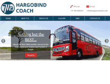 Tablet Screenshot of hargobindcoach.com